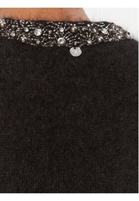 Liu Jo Kardigan CF3070 MA97L Czarny Regular Fit. Kolor: czarny. Materiał: syntetyk #5