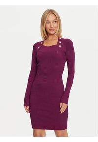 Marciano Guess Sukienka dzianinowa 4BGK01 5613Z Różowy Bodycon Fit. Kolor: różowy. Materiał: wiskoza. Typ sukienki: bodycon. Styl: wizytowy