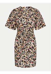 Pieces Sukienka codzienna Arlem 17149306 Beżowy Regular Fit. Okazja: na co dzień. Kolor: beżowy. Materiał: wiskoza. Typ sukienki: proste. Styl: casual