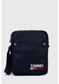 Tommy Jeans Saszetka kolor granatowy. Kolor: niebieski. Materiał: poliester