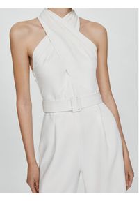 mango - Mango Kombinezon Julia 67056343 Biały Regular Fit. Kolor: biały. Materiał: syntetyk #2