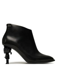 Karl Lagerfeld - KARL LAGERFELD Botki Nft Heel Zip KL39135 Czarny. Kolor: czarny. Materiał: skóra #1