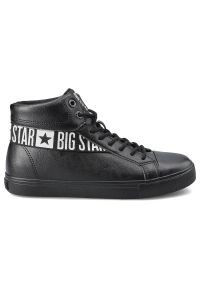 Big-Star - Sneakersy BIG STAR EE174339 Czarny. Kolor: czarny. Materiał: skóra ekologiczna, guma, materiał. Szerokość cholewki: normalna. Wzór: aplikacja