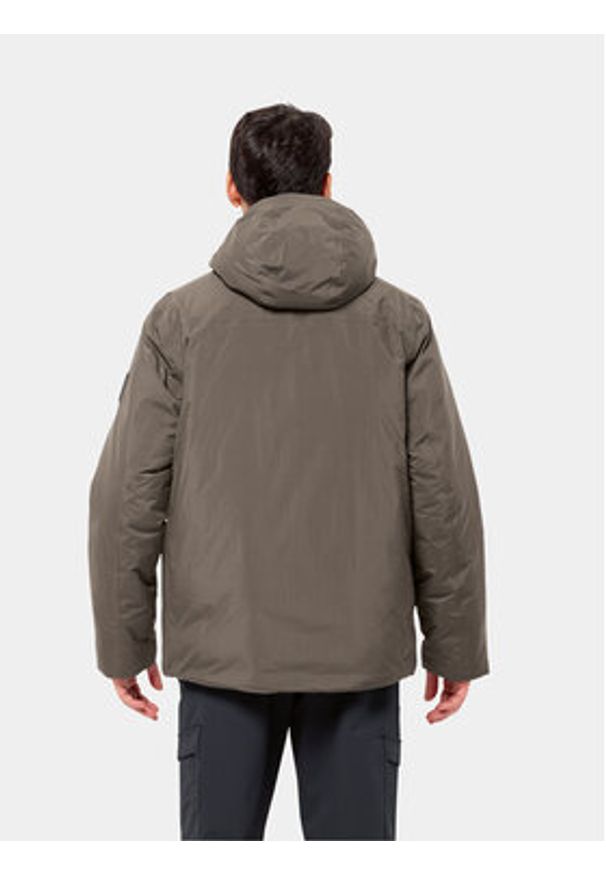 Jack Wolfskin Kurtka zimowa Textor Utility Jkt 1116101 Brązowy Regular Fit. Kolor: brązowy. Materiał: syntetyk. Sezon: zima