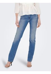 only - ONLY Jeansy Alicia 15258103 Niebieski Straight Fit. Kolor: niebieski