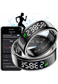 Smartwatch Colmi Smartring R12 18.3MM 8 (czarny). Rodzaj zegarka: smartwatch. Kolor: czarny #1