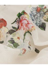 JENESEQUA - Jedwabna sukienka Vannes. Kolor: beżowy. Materiał: jedwab. Wzór: aplikacja, kwiaty, nadruk. Długość: midi #4