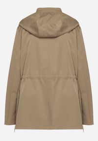 Born2be - Zielona Kurtka Parka z Odpinanym Kapturem i Ozdobnymi Suwakami Velotia. Okazja: na co dzień. Kolor: zielony. Materiał: jeans, koronka. Długość rękawa: długi rękaw. Długość: długie. Wzór: koronka. Styl: klasyczny, casual, elegancki #5