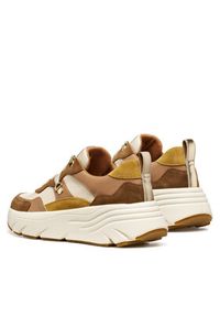 Geox Sneakersy D Diamanta D36UFE 022BC C6507 Brązowy. Kolor: brązowy. Materiał: zamsz, skóra #5