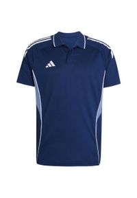 Adidas - Koszulka męska adidas Tiro 25 Competition Polo. Typ kołnierza: polo. Kolor: biały, wielokolorowy, niebieski. Styl: sportowy