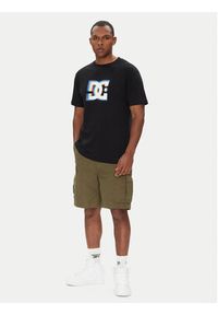 DC T-Shirt ADYZT05444 KVJ0 Czarny Regular Fit. Kolor: czarny. Materiał: bawełna