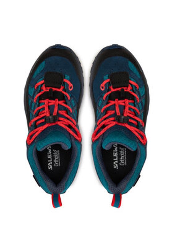 Salewa Trekkingi Jr Wildfire Wp 64009-8641 Niebieski. Kolor: niebieski. Materiał: materiał. Sport: turystyka piesza