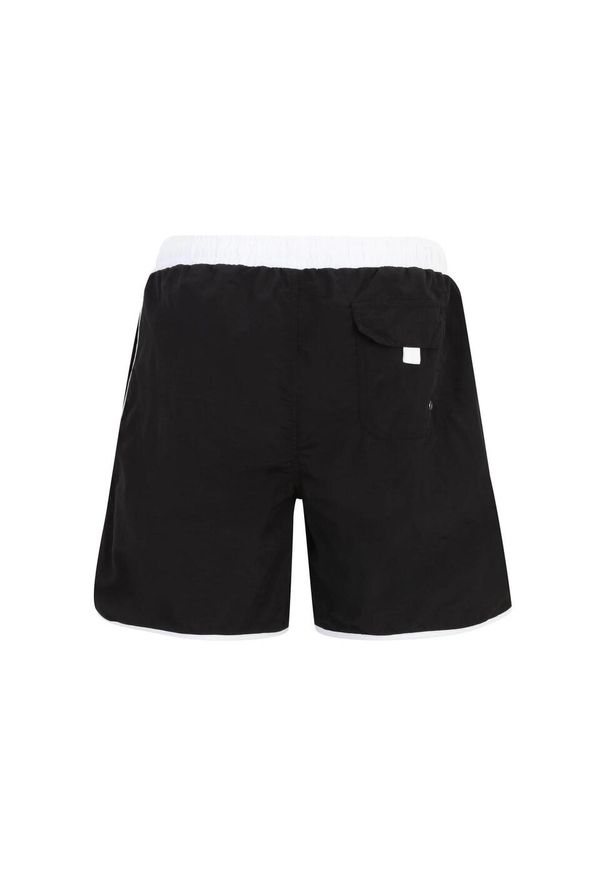 Urban Classics - Męskie Spodenki Kąpielowe W Stylu Retro. Kolor: biały, czarny, wielokolorowy. Styl: retro