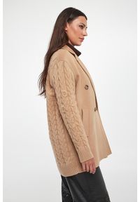 Ermanno Firenze - Płaszcz damski wełniany ERMANNO FIRENZE. Materiał: wełna #4