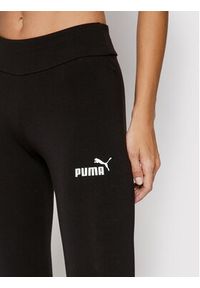 Puma Legginsy Essentials 586835 Czarny Tight Fit. Kolor: czarny. Materiał: bawełna