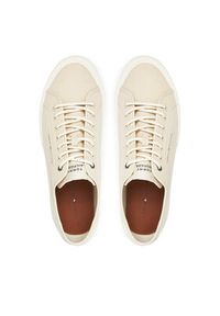 TOMMY HILFIGER - Tommy Hilfiger Tenisówki Hi Vulc Street Canvas FM0FM05515 Beżowy. Kolor: beżowy. Materiał: materiał. Styl: street #3