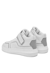 Calvin Klein Jeans Sneakersy Chunky Cupsole Laceup Mid M YW0YW00811 Biały. Kolor: biały. Materiał: skóra #3