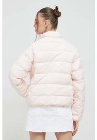 Tommy Jeans kurtka puchowa damska kolor różowy przejściowa. Kolor: różowy. Materiał: puch. Długość rękawa: raglanowy rękaw #4