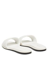 Calvin Klein Klapki Flat Slide - He HW0HW02378 Biały. Kolor: biały. Materiał: materiał