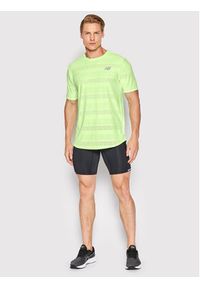 New Balance Koszulka techniczna Speed MT13277 Zielony Athletic Fit. Kolor: zielony. Materiał: syntetyk #3