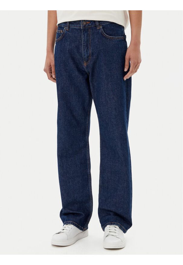 Hugo - HUGO Jeansy Elyah_B 50520594 Granatowy Straight Fit. Kolor: niebieski