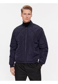 Calvin Klein Kurtka bomber Signature K10K111880 Granatowy Regular Fit. Kolor: niebieski. Materiał: syntetyk