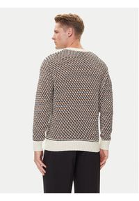 BOSS Sweter C-Imauro 50543159 Beżowy Relaxed Fit. Kolor: beżowy. Materiał: bawełna