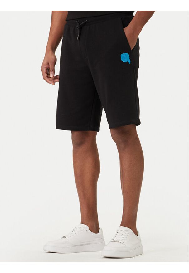 Karl Lagerfeld - KARL LAGERFELD Szorty sportowe 705118 562900 Czarny Loose Fit. Kolor: czarny. Materiał: bawełna. Styl: sportowy