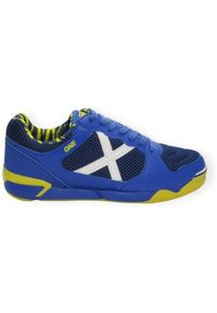 Buty piłkarskie męskie Munich 3071058. Kolor: wielokolorowy, niebieski. Materiał: materiał, syntetyk. Szerokość cholewki: normalna. Sport: piłka nożna