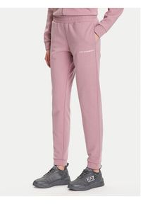 EA7 Emporio Armani Dres 7W000802 AF10443 UA272 Różowy Regular Fit. Kolor: różowy. Materiał: syntetyk #5