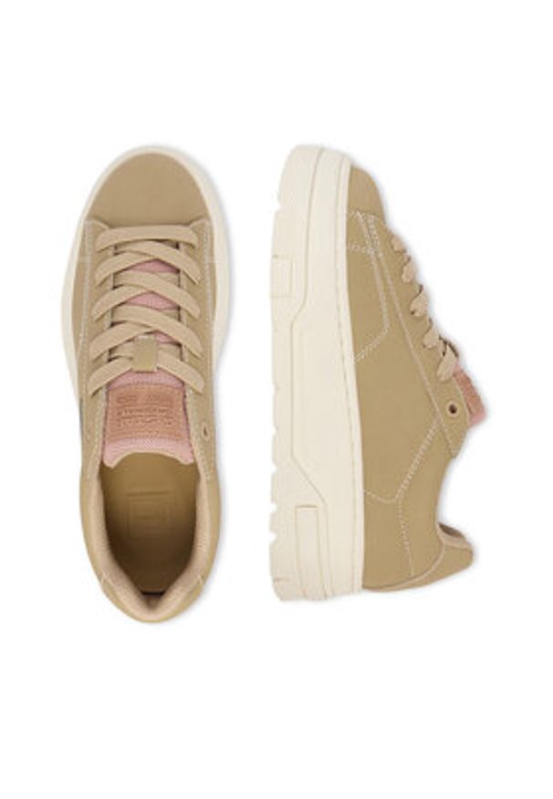 G-Star RAW - G-Star Raw Sneakersy CEO-COLS Beżowy. Kolor: beżowy. Materiał: nubuk, skóra