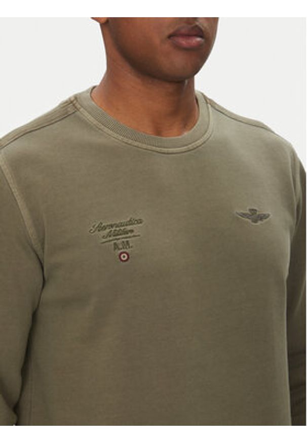 Aeronautica Militare Bluza 251FE1991F583 Khaki Regular Fit. Kolor: brązowy. Materiał: bawełna