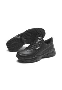 Puma - Damskie buty sportowe Cilia Mode PUMA Black Silver Gray. Kolor: wielokolorowy, szary, czarny. Sezon: lato