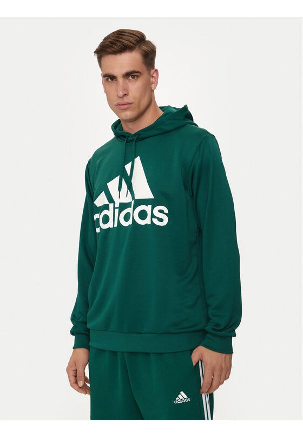 Adidas - adidas Dres IP3115 Zielony Regular Fit. Kolor: zielony. Materiał: syntetyk
