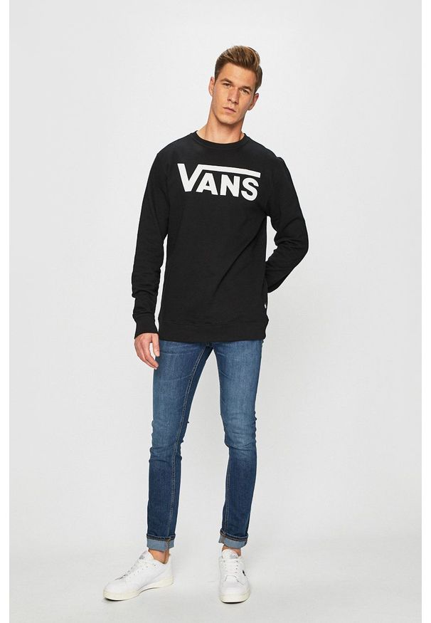 Vans - Bluza. Okazja: na co dzień. Kolor: czarny. Wzór: nadruk. Styl: casual