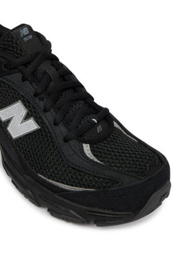 New Balance Sneakersy U509163 W Czarny. Kolor: czarny. Materiał: skóra, zamsz
