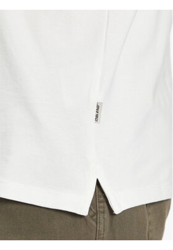 Blend Polo 20715179 Biały Regular Fit. Typ kołnierza: polo. Kolor: biały. Materiał: bawełna