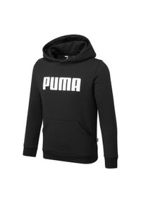 Dres dla dzieci Puma ESS FL. Kolor: czarny. Materiał: dresówka