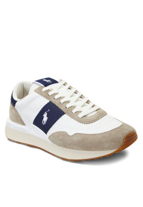 Polo Ralph Lauren Sneakersy Train 89 Pp 809940305002 Beżowy. Kolor: beżowy. Materiał: zamsz, skóra