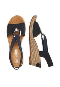 Rieker Sandały CEO-624H6-14 Granatowy. Kolor: niebieski. Materiał: skóra #3