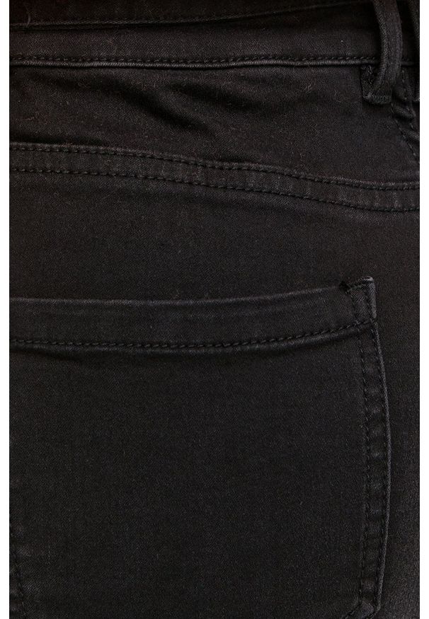 Morgan jeansy damskie high waist. Stan: podwyższony. Kolor: czarny