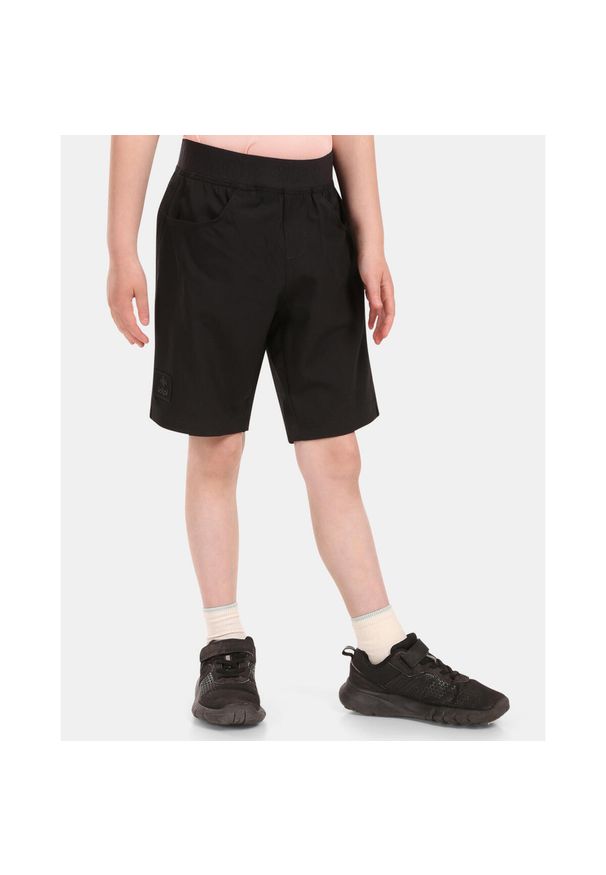Dziecięce szorty outdoorowe Kilpi MOLE-J. Kolor: czarny. Styl: sportowy. Sport: turystyka piesza