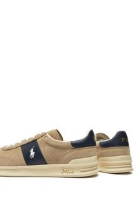 Polo Ralph Lauren Sneakersy 809954903003 Beżowy. Kolor: beżowy. Materiał: skóra, zamsz #3