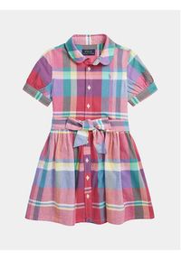 Polo Ralph Lauren Sukienka koszulowa 312936013001 Kolorowy Regular Fit. Typ kołnierza: polo. Materiał: bawełna. Wzór: kolorowy. Typ sukienki: koszulowe #6