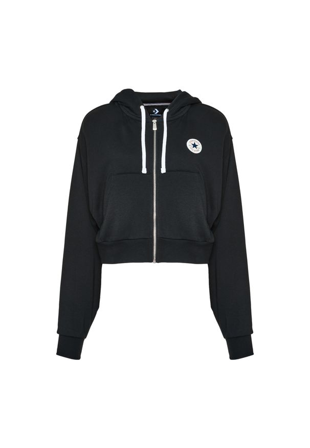 Bluza damska Converse Retro Full-Zip Hoodie. Kolor: czarny