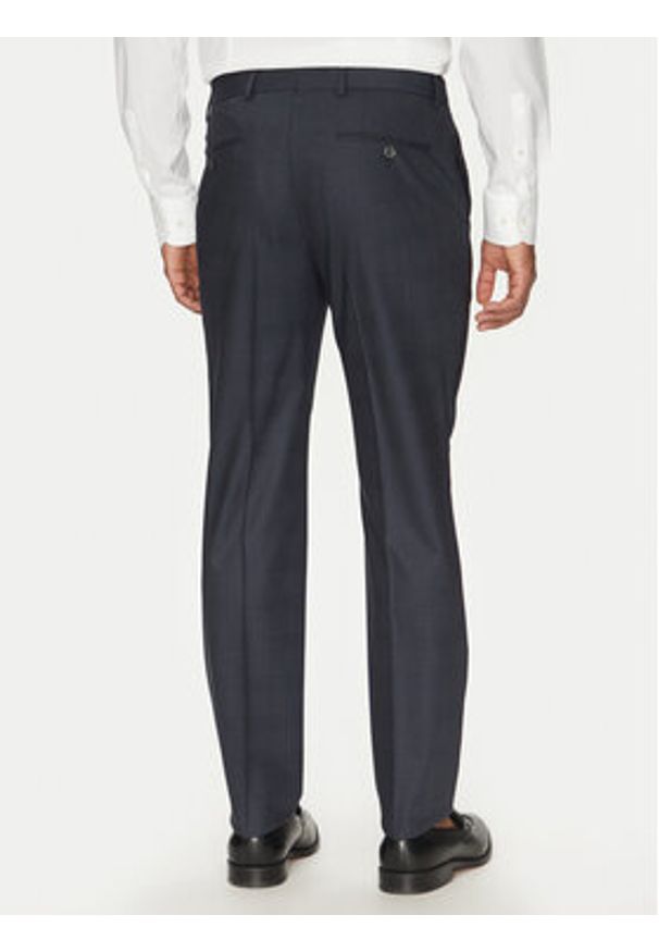 BOSS Garnitur H-Jeckson 50540757 Granatowy Regular Fit. Kolor: niebieski. Materiał: wełna