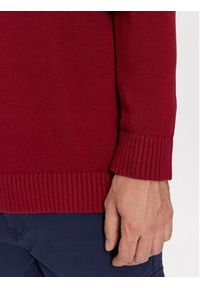 Tommy Jeans Sweter Essential DM0DM11856 Czerwony Regular Fit. Kolor: czerwony. Materiał: bawełna #4