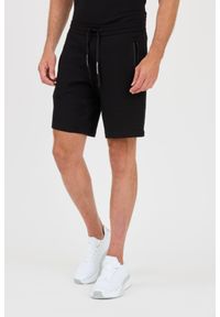 Armani Exchange - ARMANI EXCHANGE Czarne męskie shorty Bermudy, Rozmiar S. Kolor: czarny #3