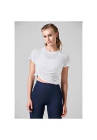 CASALL - Koszulka Damska Sportowa Casall Soft Texture Tee Lekka Treningowa. Kolor: biały. Sport: joga i pilates