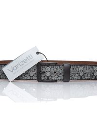 Vanzetti - VANZETTI PASEK SKÓRZANY SOPO-VAN970 5679 40mm Ledergürtel. Materiał: skóra. Wzór: paski. Styl: klasyczny #2